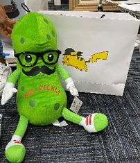 Mr. Pickle Plush Toy in Pokemon Bag 202//235